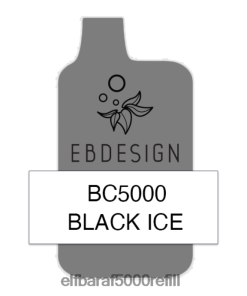 ELFBAR BC5000 вейп за еднократна употреба черен лед 002RJ6251 - Елф Бар Вейп