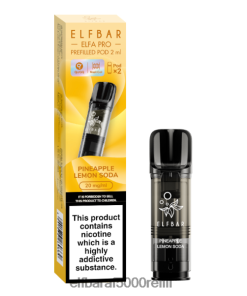 ELFBAR ELFA PRO предварително напълнени шушулки - 2 бр ананас лимон ци 002RJ696 - Елф Бар Цена