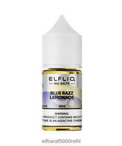 Elf Bar България - ELFBAR ELFLIQ Nic Salt 30ml Blue Razz Lemonade N6RZ410