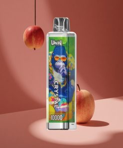 UWIN Crystal 10000 Puffs Две Ябълки българия вейпове RGB светлини 18ml