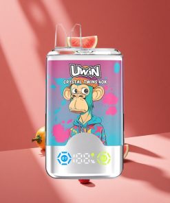 UWIN Crystal Twins 40000 Пуфове Две Отделни Вкуса Диня Лед и Смесени Ягоди българия вейпове 32мл