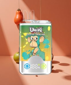 UWIN Crystal Twins 40000 Puffs Две Ябълки Киви Пъшо Фрукт Гуава българия вейпове Двойна мрежеста намотка 0.6 Ohm