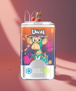 UWIN Crystal Twins 40000 Puffs Ягода Малина Череша Mr Blue Двойни вкусове българия вейпове 32ml