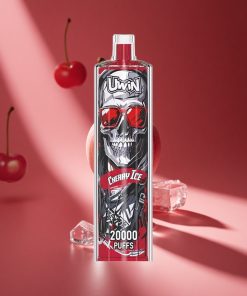 Uwin Shisha Hookah Crystal 20000 пуфове Череша Лед българия вейпове 22ml Mesh Coil