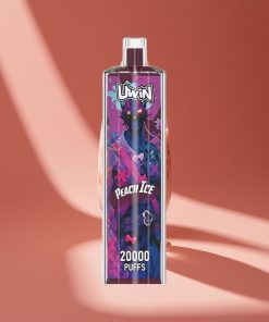 Uwin Shisha Hookah Crystal 20000 пуфове праскова лед българия вейпове 22ml Mesh coil