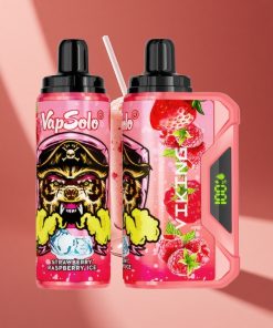 VapSolo VIKING 12000 пуфове Дисапозъбъл Вейп Ягода Малина Лед българия вейпове Тип-C