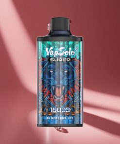 Vapsolo Super 15000 Пуфове Дисоеабли Вейп Блубери Айс българия вейпове 40ml E-Liquid 850mah Battery