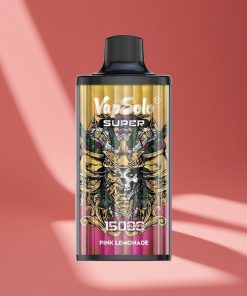 Vapsolo Super 15000 Пуфове Розово Лимонадово българия вейпове 40ml E-Liquid