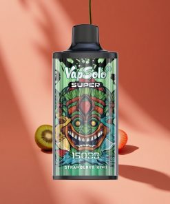 Vapsolo Super 15000 Пуфове електронна цигара Ягода-Киви българия вейпове 40ml