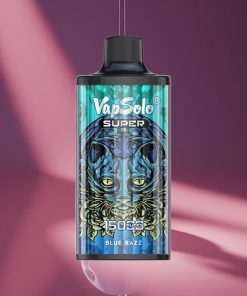 Vapsolo Super 15000 Пуфове BLUE RAZZ (40ml) българия вейпове